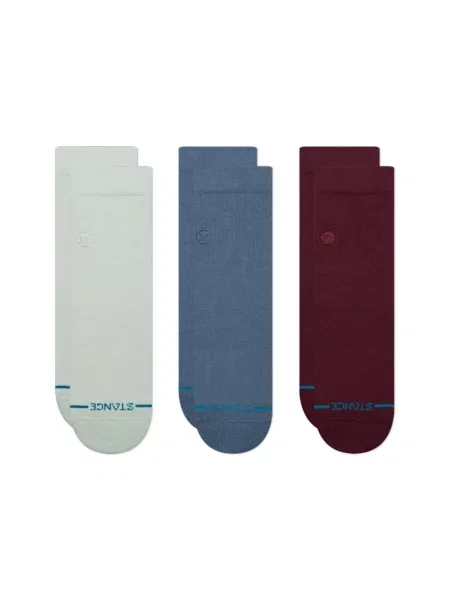 Stance Șosete albastru / albastru pastel / bordeaux roșu