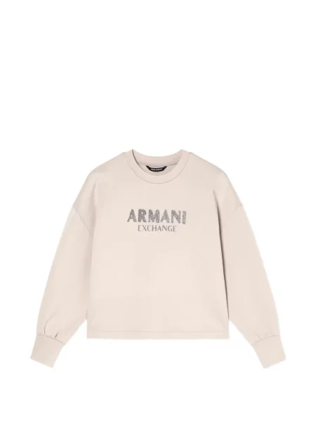 Hanorac crewneck Armani Exchange cu decolteu rotund