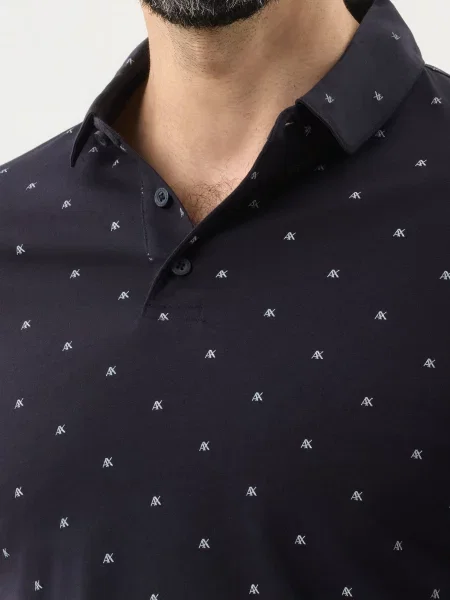 Поло Armani Exchange синее
