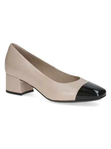 Pantofi cu toc Caprice bej