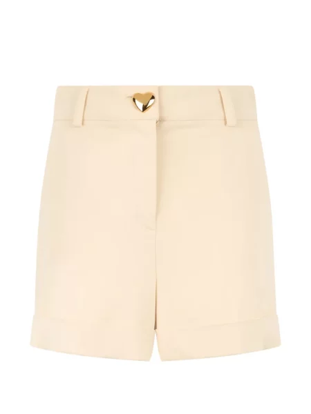 Pantaloni scurți Moschino cu motiv cu inimi