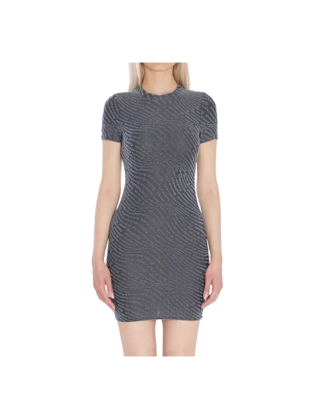 Krótka sukienka T By Alexander Wang szara