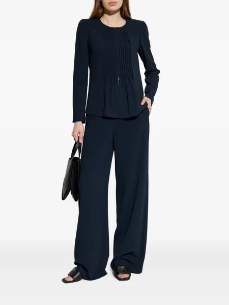 Pantaloni Emporio Armani albastru