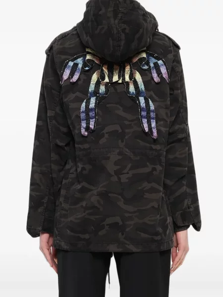 Geacă Marc Jacobs cu imagine cu model camuflaj negru