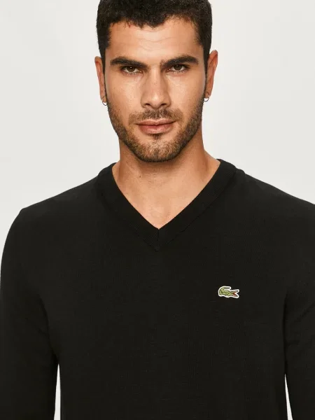 Lacoste Pulover črna