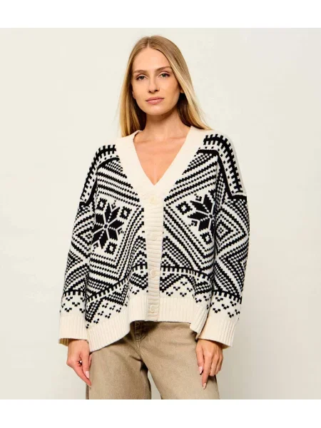 Weekend MaxMara De lână cardigan Wkdbelgio | Oversize fit negru