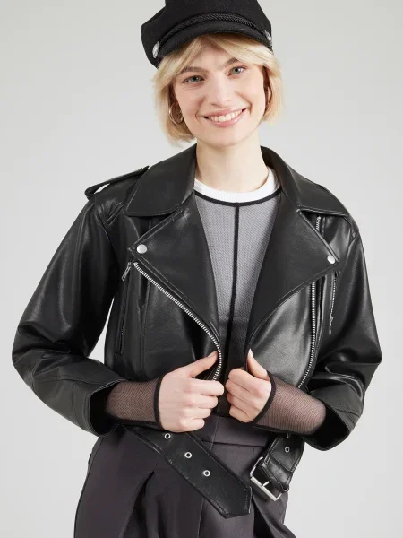 ONLY Geacă de primăvară-toamnă ONLDRESDEN' negru