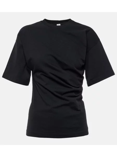 Tricou Toteme din jerseu negru