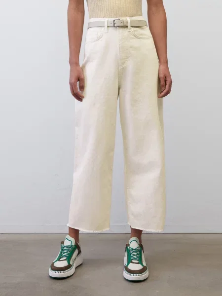 Широкие джинсы Marc O'polo без косточек белые