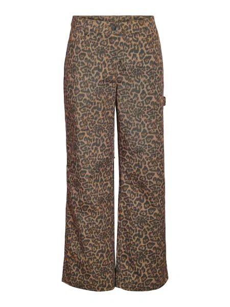 Noisy may Pantaloni deschis / închis maro