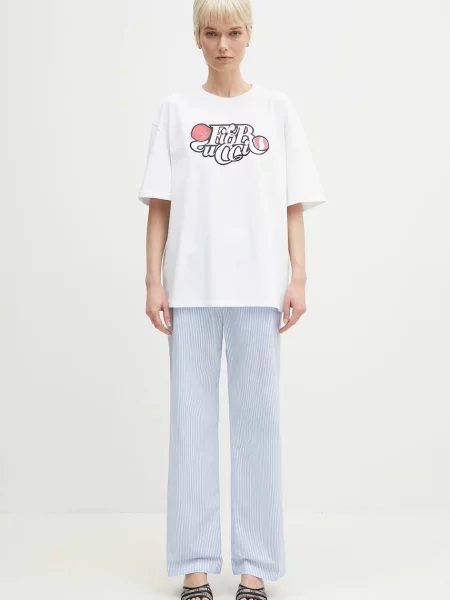Брюки Fiorucci с высокой посадкой в полоску
