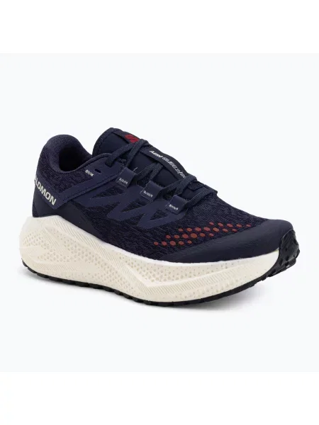 Дамски обувки за бягане Salomon Aero Glide 3 Gravel astral aura/vanilla ice/haute red червено