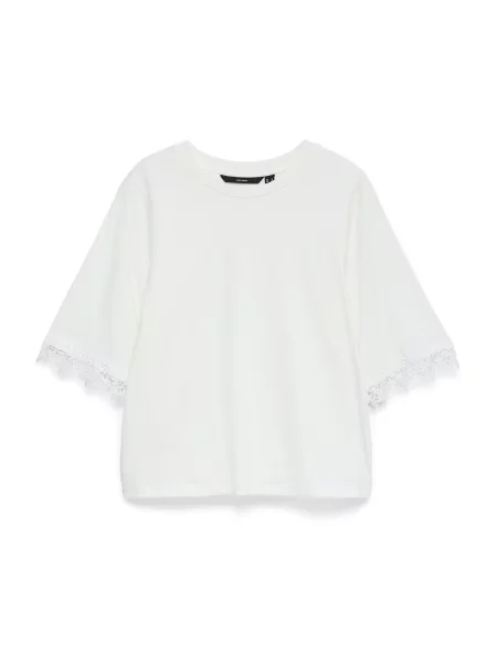 VERO MODA Tričko VMLYLA' bílá