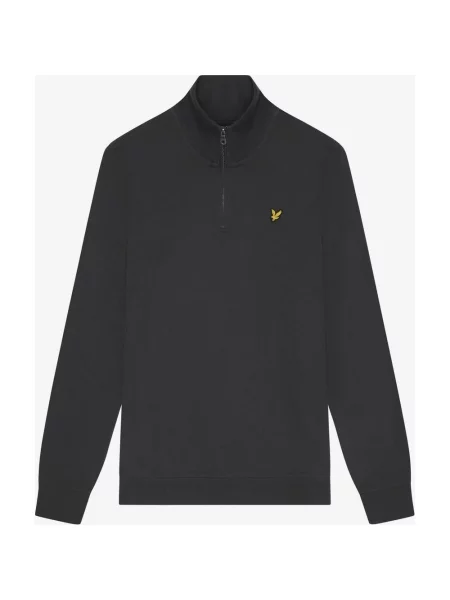 Bluza Lyle & Scott Loopback Half Zip XS czarny