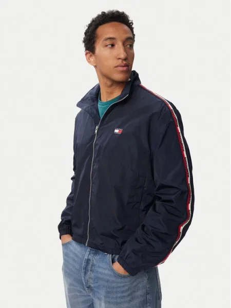 Tommy Jeans Kurtka przejściowa Essential granatowy