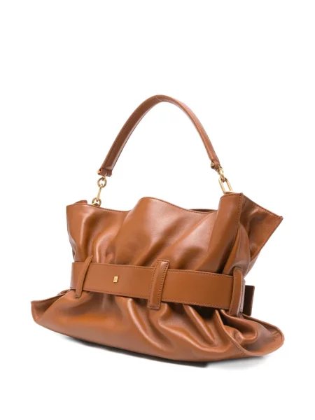 Colier Balmain cu cataramă maro