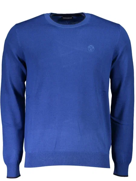 Pulover North Sails din jerseu albastru