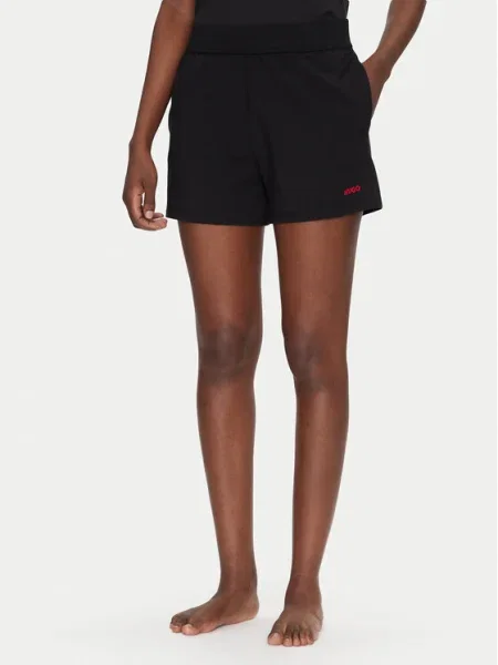 HUGO Спортни шорти черен