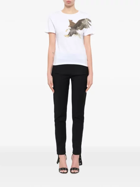 Tricou Neil Barrett cu imagine alb