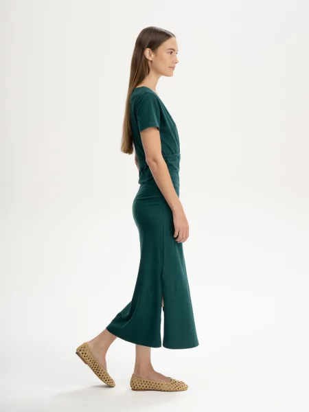 MELA Rochie SHREOSHI închis verde
