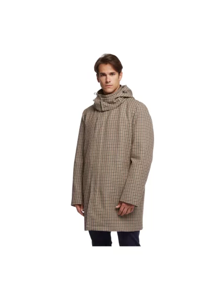 Parka Brooks Brothers wełniana beżowa
