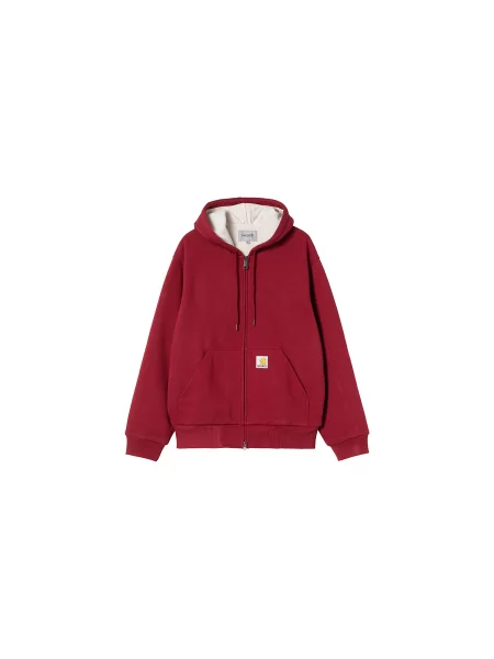 Kurtka Carhartt Wip z kapturem czerwona