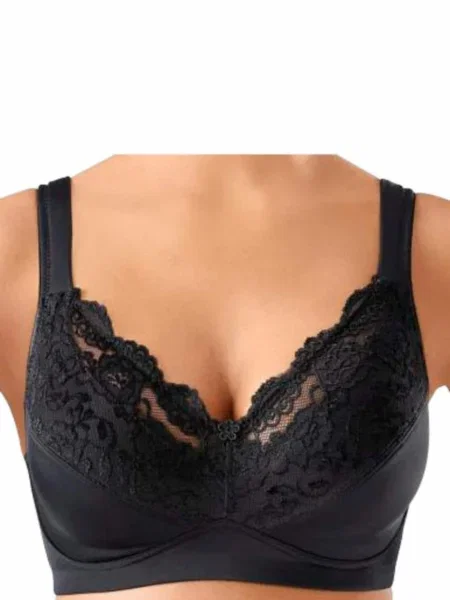 PETITE FLEUR Sutien negru alb