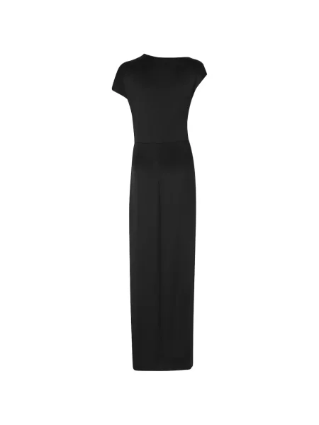 Rochie maxi Federica Tosi drapată negru