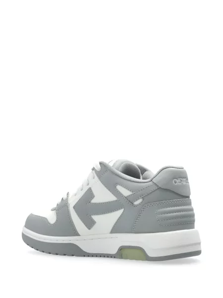Top Off-white din piele business alb