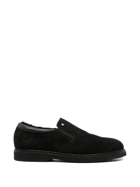 Pantofi loafer John Harrison din piele de căprioară negru