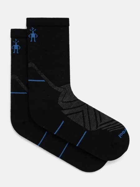 Чорапи Smartwool Run Zero Cushion Mid черно