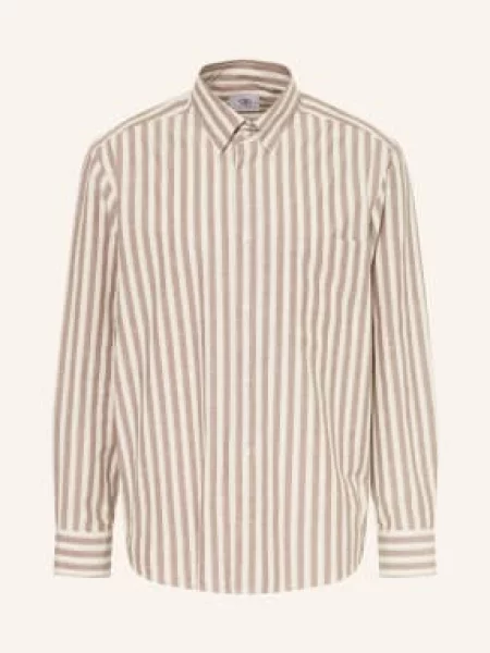 Proužkovaná Košile Bogner hnědá