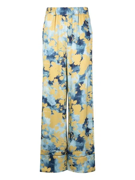 Pantaloni Off-white cu imagine alb