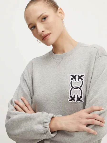 Суитчър Pinko с апликация сиво