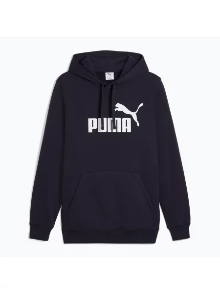 Bluza PUMA ESS No. 1 Logo Hoodie TR new navy biała