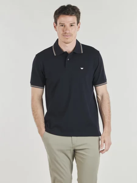 Tričko Emporio Armani modrá