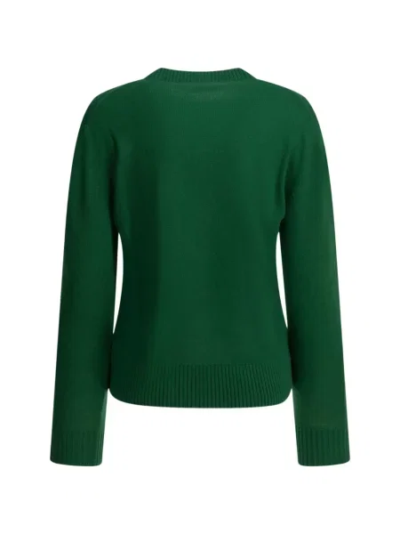 Pulover Semper cu decolteu rotund verde