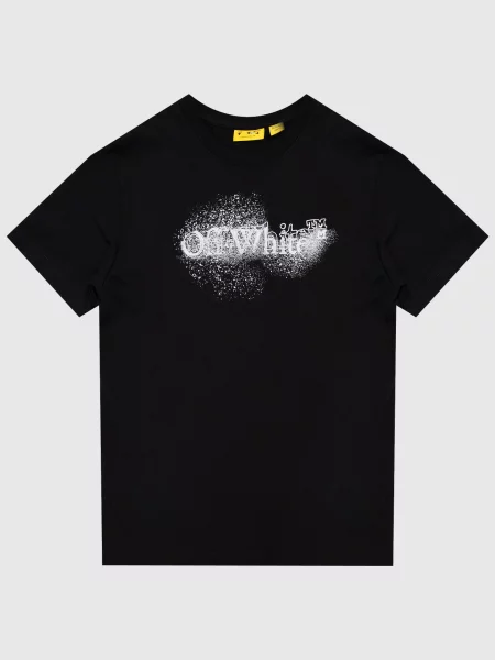 Детская футболка Off-white черная