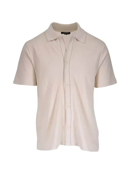 Tricou polo Vince tricotate cu mâneci scurte