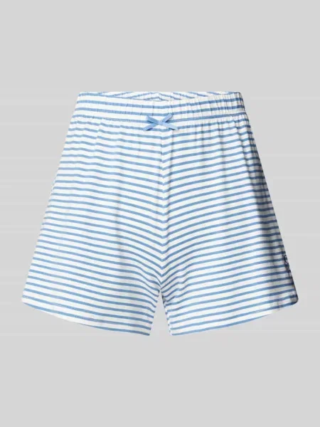 Szorty od piżamy o kroju relaxed fit z ozdobną kokardą model ‘Kimmy’ Ccdk Copenhagen białe