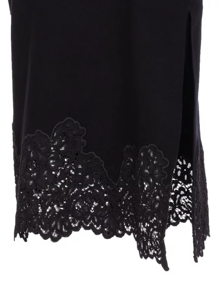 Fustă Twinset din dantelă negru