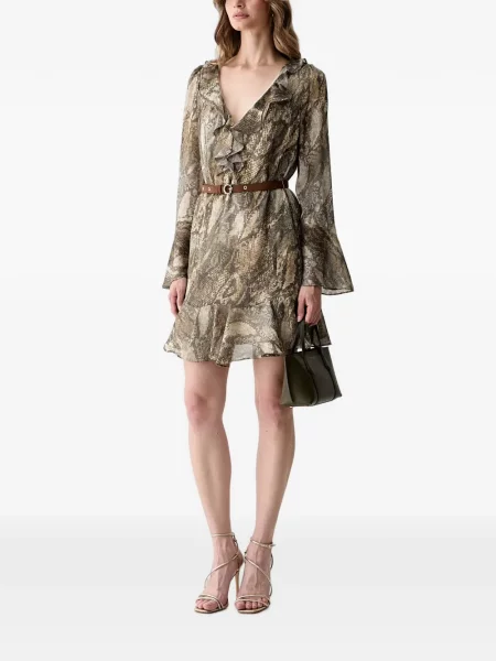 Rochie mini Guess cu imagine verde