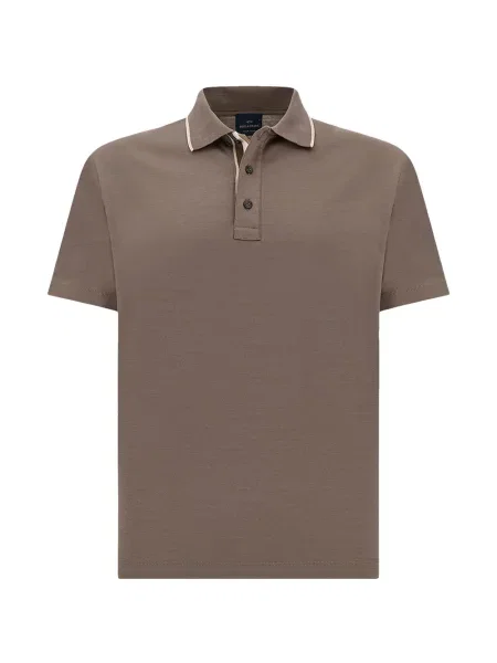 Polo Paul & Shark cu dungi maro