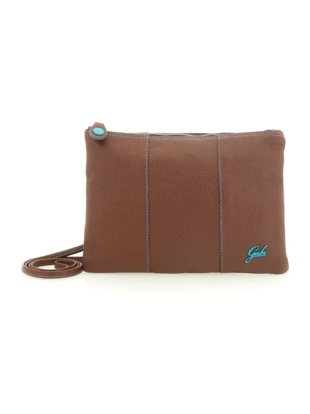 Torebka skórzana Gabs niebieska