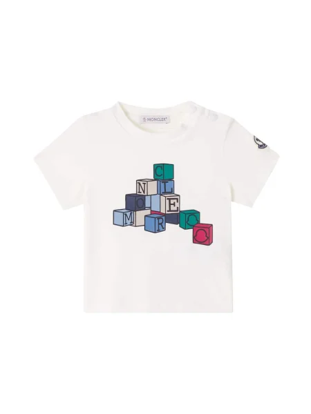 Gyerek póló Moncler Enfant fehér
