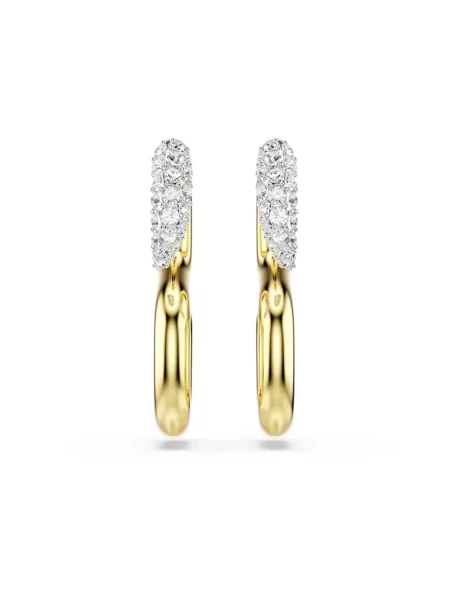 Swarovski kolczyki z kryształem Swarovski DEXTERA żółte