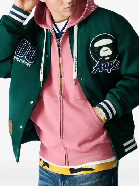 Geacă bomber Aape By A Bathing Ape cu broderie