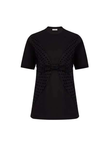 Koszulka Nina Ricci z kokardką czarna