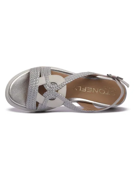 Pantofi Stonefly alb