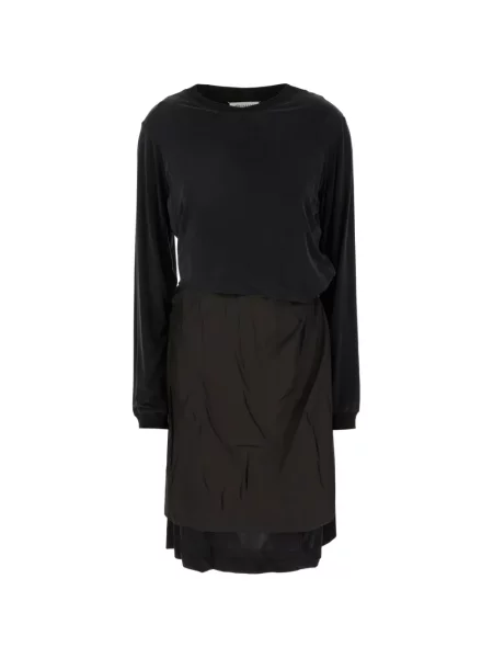 Lung rochie mini Maison Margiela negru